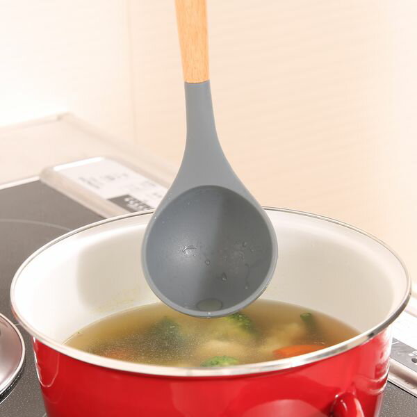 シリコンキッチンツール オタマ （入数：6点）[09]