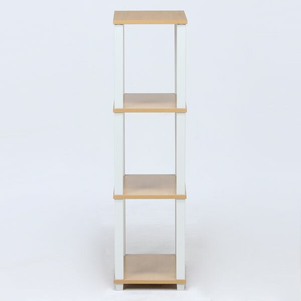 フィット 4段ラック NA×WH ナチュラル×ホワイト （入数：1点）[09]