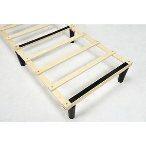 本家屋のポケットコイルマットレスベッド KMB-3108WH (約)幅95×奥行195×高さ46cm [23]｜アングル3