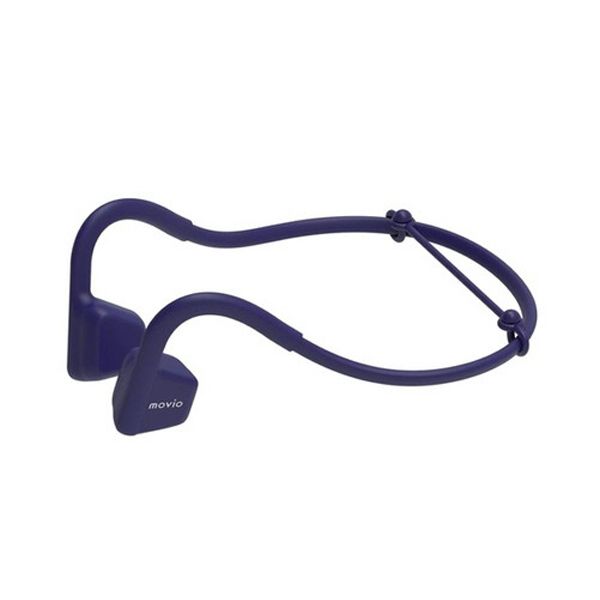 ナガオカ movio Bluetooth 骨伝導イヤホン ActiBone2 ブルー M315BONEBL 1個[21]