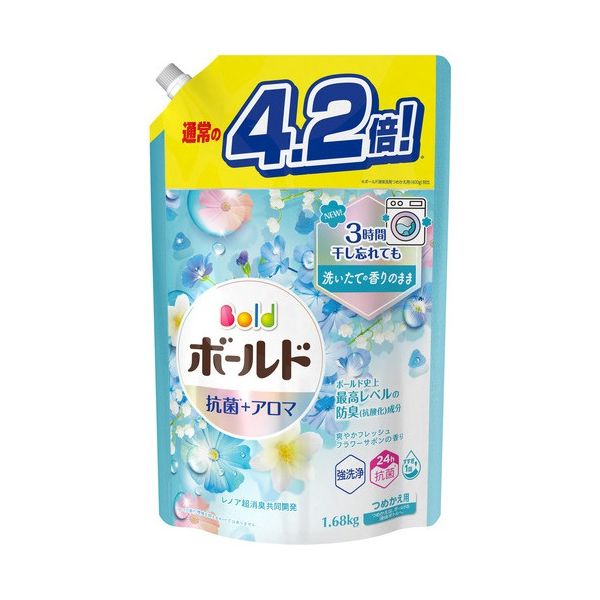 ボールドジェルフラワーサボン 詰替 1680g[21]