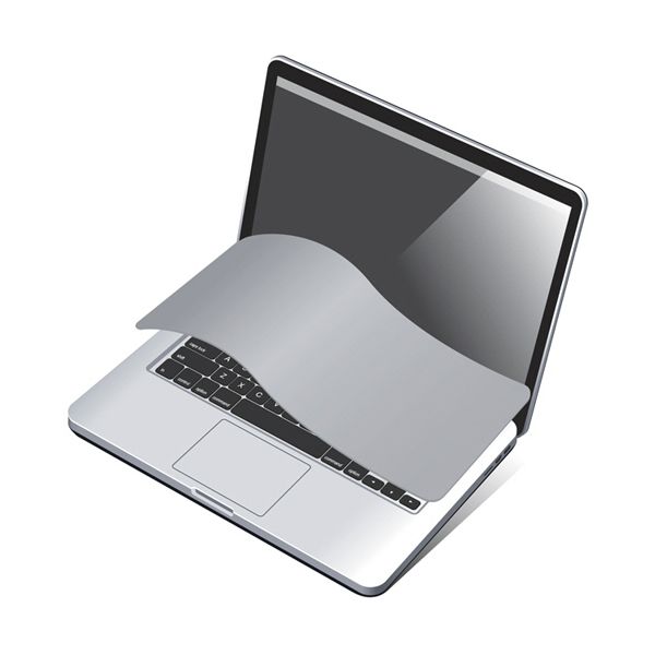 本家屋の（まとめ） ナカバヤシ マウスパッド（ノートブックパッド） ブラック MUP-910BK 1枚 【×5セット】[21]｜アングル2