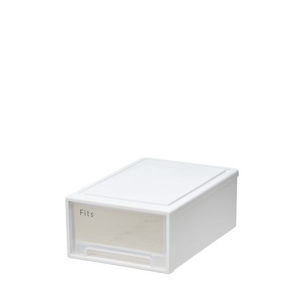 天馬 Fits フィッツケース　36-25 幅25.7×奥行36.9×高さ14.6cm ホワイトクリア[21]
