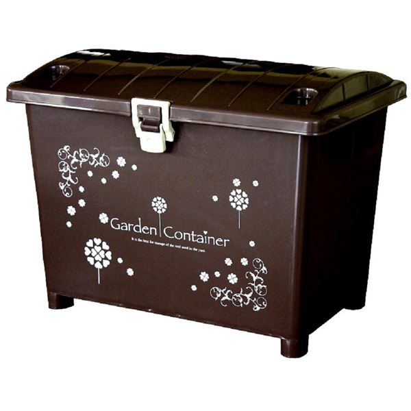 ガーデン＆マルチコンテナ/収納用品 ブラウン 【1個】 組立式[21]