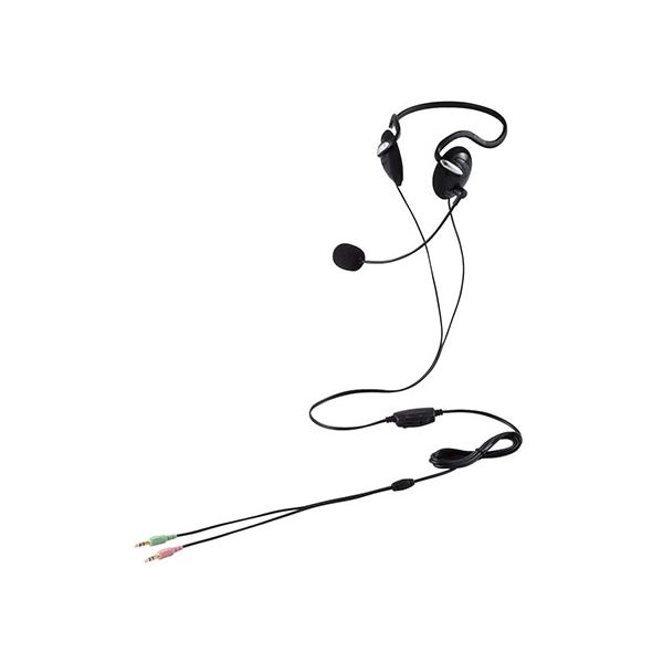 エレコム 両耳3極ネックバンドヘッドセット HS-NB03SBK[21]