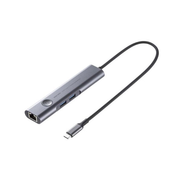 サンワサプライ USB Type-C ドッキングハブ HDMI+LANポート搭載 USB-5TCHLP16GM[21]