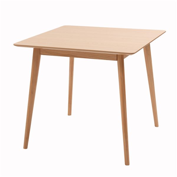 センターテーブル 約幅80×奥行80×高さ72cm ナチュラル スクエアテーブル 組立品 リビング ダイニング ..