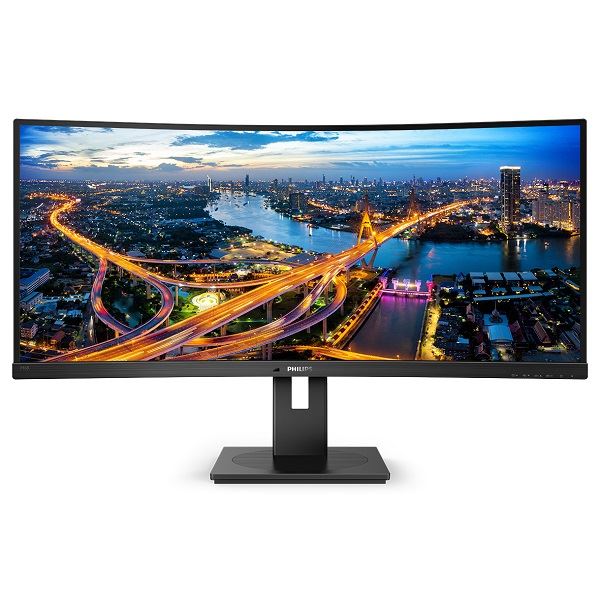 PHILIPS 液晶ディスプレイ 34型/3440×1440/HDMI、DisplayPort、USBType-C/ブラック/スピーカー:あり/5年間フル保証 346B1C/11[21]