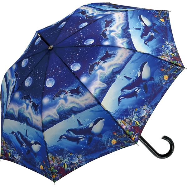 ユーパワー クリスチャン・リース・ラッセン 木製ジャンプ傘 「ブルーワールド2」[21]