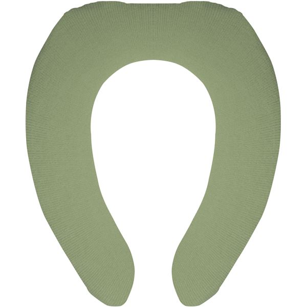 【5個セット】 オカトー ナチュラル U型便座カバー グリーン[21]