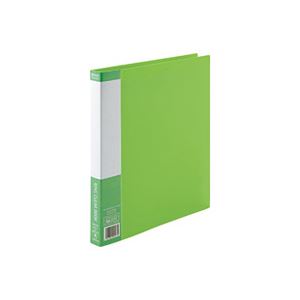 （まとめ）ジョインテックス リング式クリアーブック D051J-GR 緑1冊【×10セット】[21]