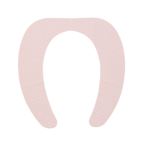 本家屋の（まとめ） レック ぴたQ吸着便座シート ピンク BB-479P 1セット（3パック） 【×2セット】[21]｜アングル2