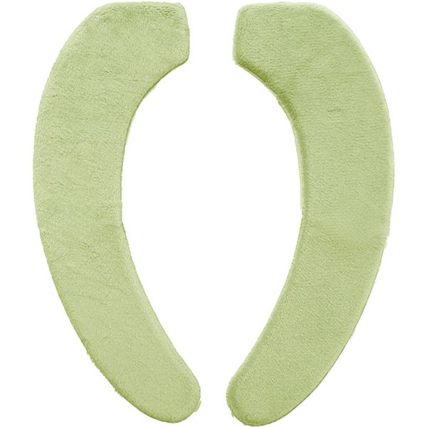 【2個セット】 ルックス コクーン 便座クッション グリーン[21]