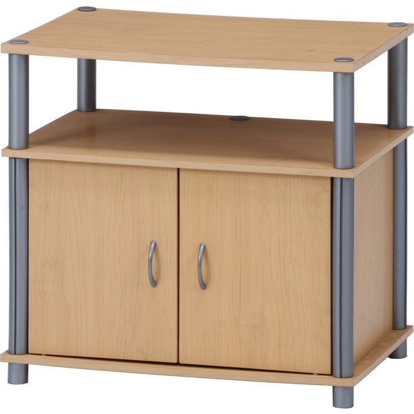 テレビ台 テレビボード 約幅60cm ナチュラル 収納棚 扉付き収納 脚付き 60S リビング ダイニング インテリア家具 組立品【代引不可】[21]