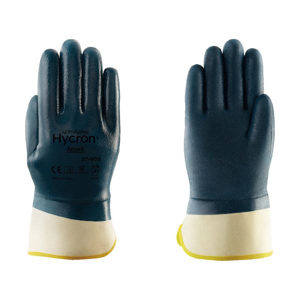 〔まとめ〕 アンセル 撥油ニトリルコーティング手袋 アクティブアーマー ハイクロン 27-905 Mサイズ 27-905-8 1双 〔×5セット〕[21]