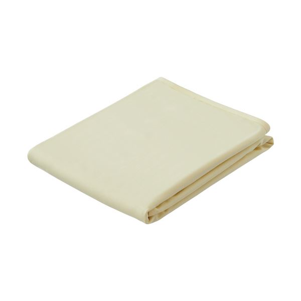 (まとめ）オーミケンシスムース生地防水シーツ（抗菌加工） クリーム SKS90145-CR 1枚【×5セット】[21]