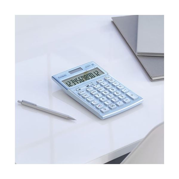 カシオ計算機 CASIO 防水・防塵電卓 ミニジャストタイプ12桁 WM-320MT-N