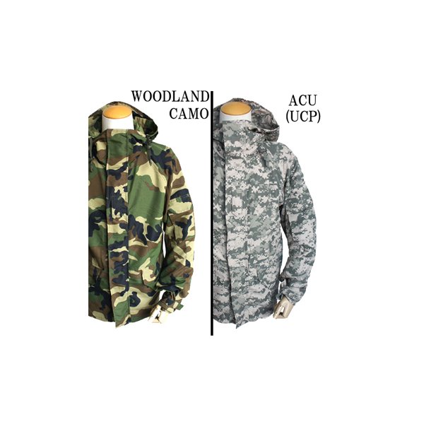 アメリカ軍 ソフトシェル パーカー Sサイズ ウッドランド カモ 迷彩 超軽量 ショート丈 ECWC S-1 レプリカ ミリタリーウェア[21]