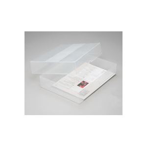 ナカバヤシ デスクトレー トレイ・決裁箱 フボR-1200C クリア 1個[21]