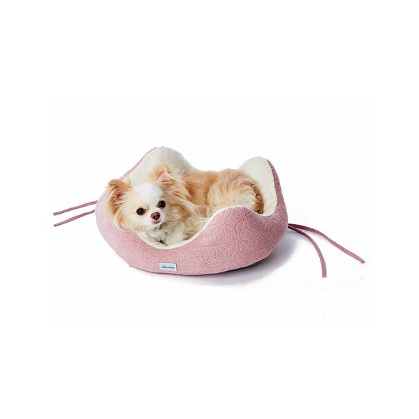 どこからでも乗り降りしやすい パピーベッド ピンク (ペット住関連用品/ベット/ベ...