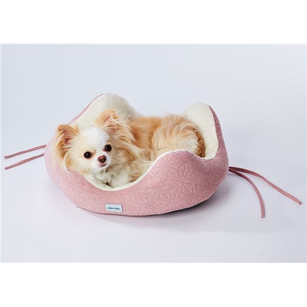 どこからでも乗り降りしやすい パピーベッド ピンク (ペット住関連用品/ベット/ベ...