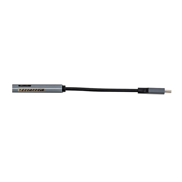 Digio2 STIX USB2.0 Type-C アルミ製SDカードリーダー CRW-CSD89GY グレー[21]