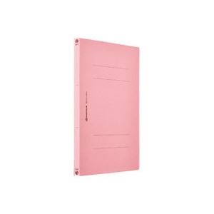 (業務用20セット) フラットファイル/紙バインダー 【A4/2穴 10冊入り】 タテ型 桃 D017J-PK [21]