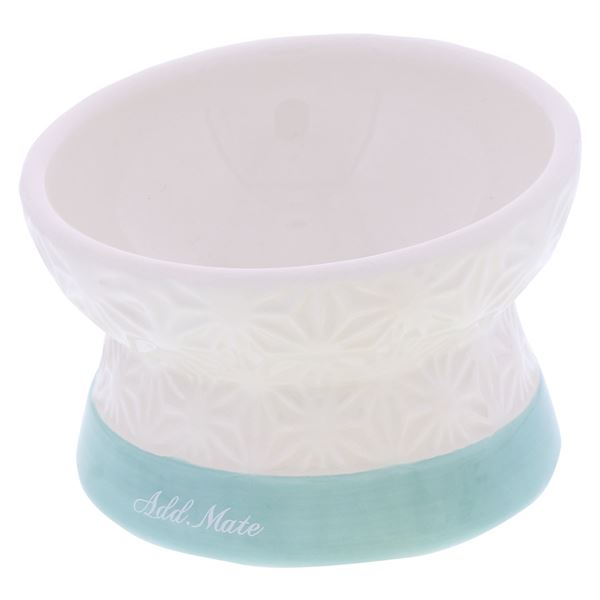 （まとめ）フードが食べやすい脚付き陶器食器 Sサイズ【×2セット】 (犬猫用品/食器)【代引不可】[21]