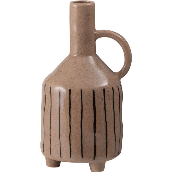 フラワーベース ブラウン （約W14.5×D13×H27.5cm） 完成品[21]