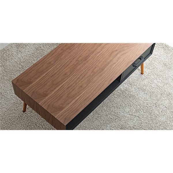 ローテーブル センターテーブル 約幅100cm ブラウン 木製脚付き 組立式 脚・取手のみ リビング ダイニング インテリア家具【代引不可】[21] [2]