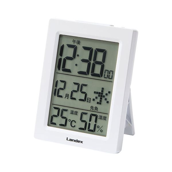 温湿度表示デジタル時計 K20258418[21]