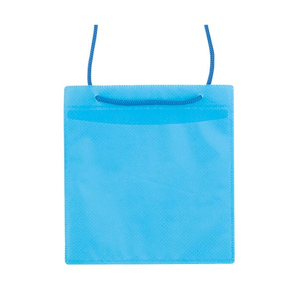 （まとめ） ソニックカラー吊下げ名札 イベントサイズ 青 VN-371-B 1パック（50個） 【×3セット】[21]