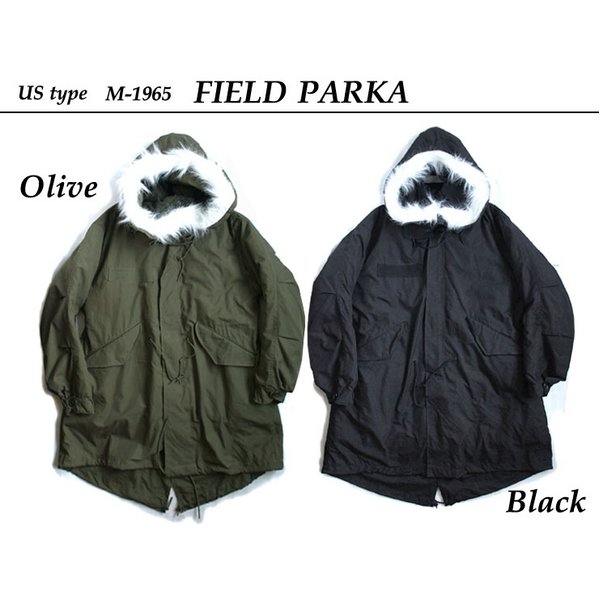 アメリカ軍 M-65 フィールド パーカー XSサイズ ワンウォッシュ ブラック フード ...
