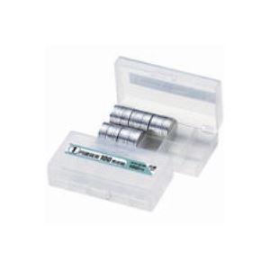 （まとめ）オープン工業 コインケース M-1W 1円用 収納100枚【×20セット】[21]