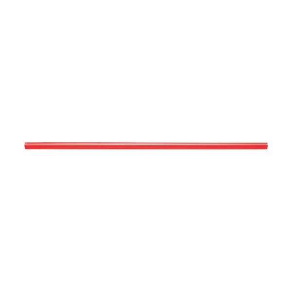 （まとめ） 羽柴化成工業バイオポリ25%配合ストロー ストレートタイプ 紙包装 Φ6×210mm レッド 1パック（500本） 【×10セット】[21]