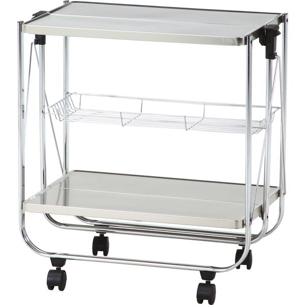 スタイリッシュフォールディングワゴン 組立品【代引不可】[21]