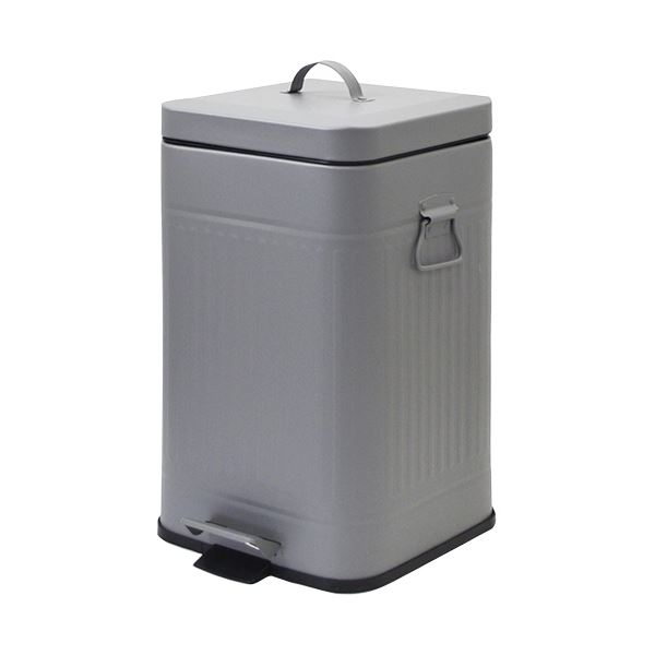 アントレックス Galvaダストボックス スクエア 12L マットグレー 1台[21]