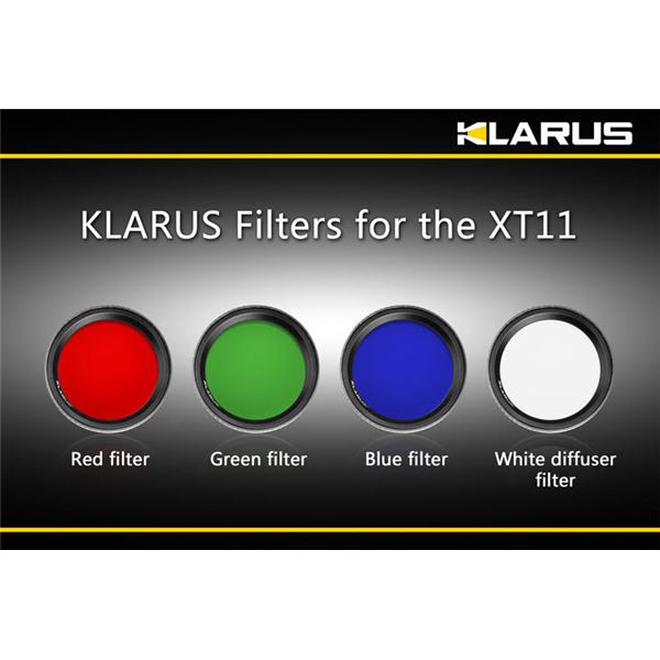 KLARUS(クラルス) XT11用フィルター 赤 【日本正規品】[21]