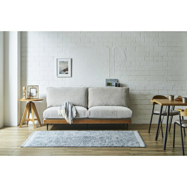 3P フェザーソファ ルンバ可 アイボリーIV 【代引不可】[21]