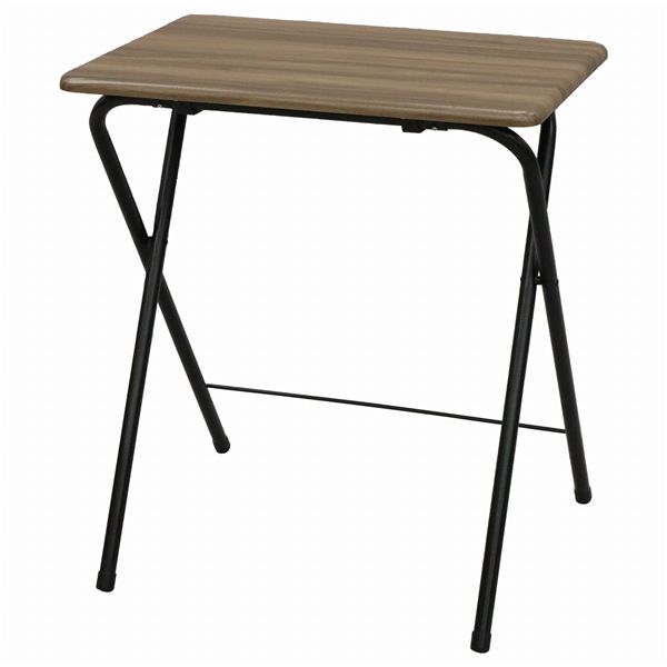 折畳テーブル Lサイズ ブラウン×ブラック【代引不可】[21]