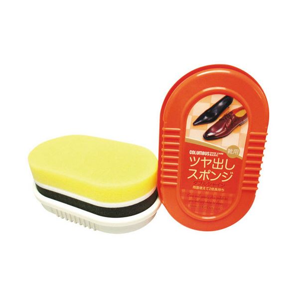■商品内容【ご注意事項】この商品は下記内容×10セットでお届けします。簡単にツヤを出すスポンジタイプの両面靴みがきです。●スポンジに含まれたツヤ出し剤により、拭くだけで光沢が得られます。●無色タイプなのでどんな色のツヤ革靴にも使用できます。■商品スペック寸法：W約8×D13×H4.5cm材質：本体:ウレタン、ケース:PPその他仕様：●成分:シリコーンオイル、水●生産国:日本備考：※アニリン革、ヌメ革、爬虫類等の特殊な革およびスエード・ヌバック等の起毛革には使用できません。■送料・配送についての注意事項●本商品の出荷目安は【5 - 11営業日　※土日・祝除く】となります。●お取り寄せ商品のため、稀にご注文入れ違い等により欠品・遅延となる場合がございます。●本商品は仕入元より配送となるため、沖縄・離島への配送はできません。
