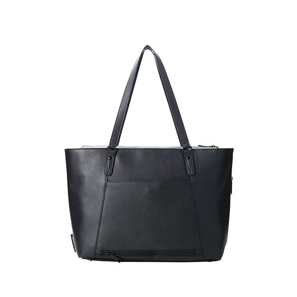 エレコム ORGULLO 合皮トートバッグ 横型01 ブラック BM-TBSLH01BK[21]