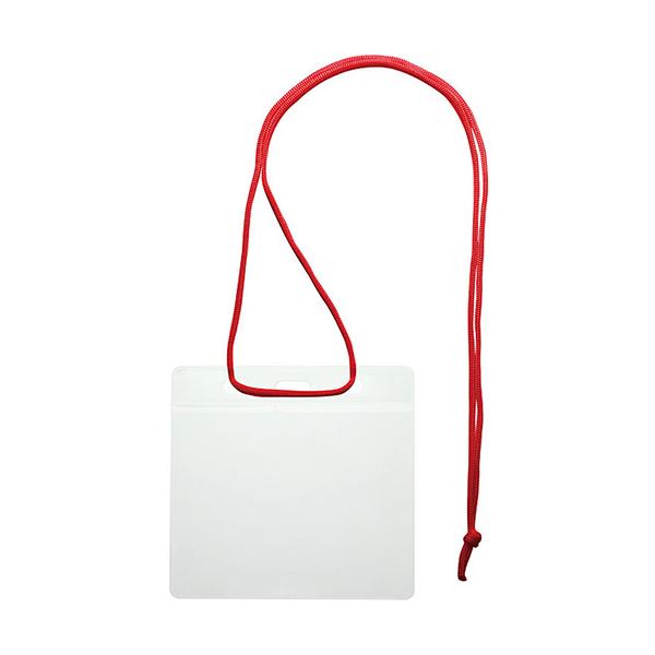 ソニック SONiC イベント吊下げ名札 イベントサイズ 赤 50枚入 VN-343-R[21]