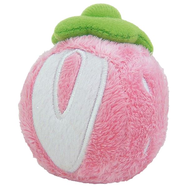 （まとめ）まんまるフルーツ イチゴ【×5セット】 (犬用玩具)[21]