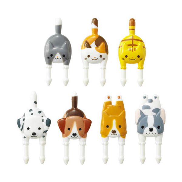 【5セット】 トルネ さかだち わんにゃんピック 7本入 P-3546X5[21]