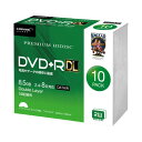 HIDISC DVD+R DL 8{Ή 8.5GB 1 f[^L^p CNWFbgv^Ή10@XP[X HDVD+R85HP10SC[21]