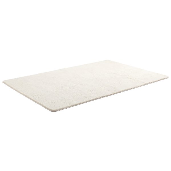 ふわふわシャギーラグ 約200×300cm XLサイズ アイボリー【代引不可】[21]