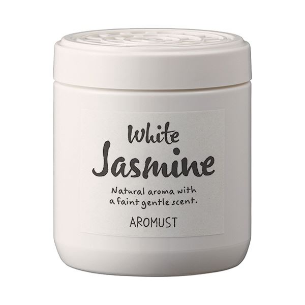 （まとめ） 晴香堂 アロマストナチュラル ホワイトジャスミン 160ml 1個 【×3セット】[21]