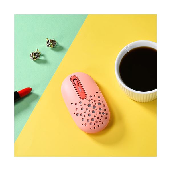 ビジネスハーモニー EGRET HappiE LEDがふんわり光る高機能充電式ワイヤレスマウス コーラル EM23-H1[21]