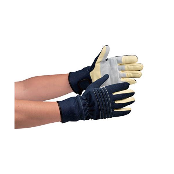 ミドリ安全 消防・レンジャー用 防火 手袋 セラミックレザー補強タイプ L MK-FM-1-NV-L 1双 グローブ[21]